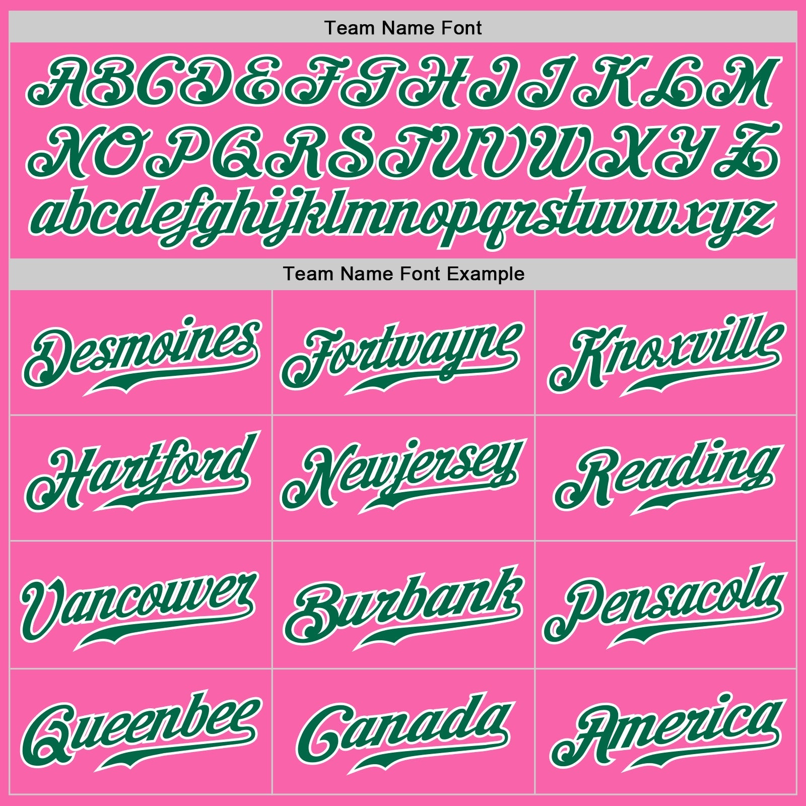 Custom Pink White Pinstripe Kelly Green-White Authentic Baseball Jersey