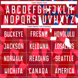 Custom Red White Sublimation Soccer Uniform Jersey