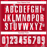 Custom Red White Home Sublimation Soccer Uniform Jersey