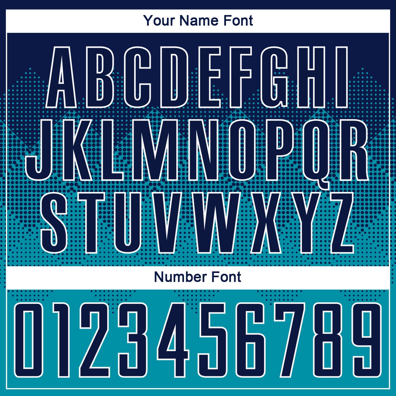 Custom Teal Navy-White Sublimation Soccer Uniform Jersey