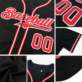 Custom Black White-Gray Authentic Baseball Jersey