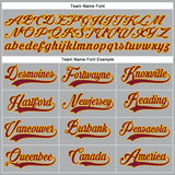 Custom Gray Crimson-Gold Authentic Baseball Jersey