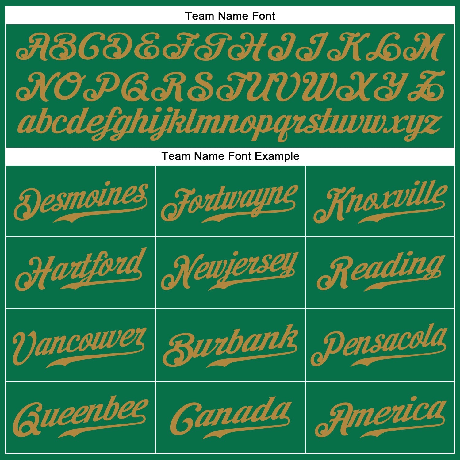 Custom Kelly Green Old Gold Authentic Baseball Jersey