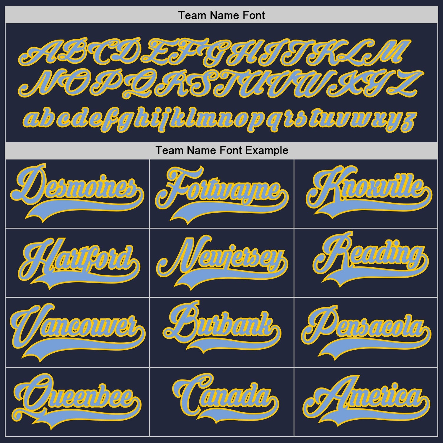 Custom Navy Light Blue-Gold Hockey Jersey