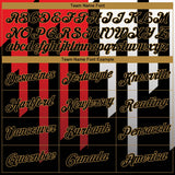 Custom Stitched Orange Black Old Gold-White 3D Pattern Design Sports Pullover Sweatshirt Hoodie
