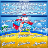 Custom Stitched Light Blue White Gold-Royal 3D Tropical Christmas Surfing Santa Sports Pullover Sweatshirt Hoodie