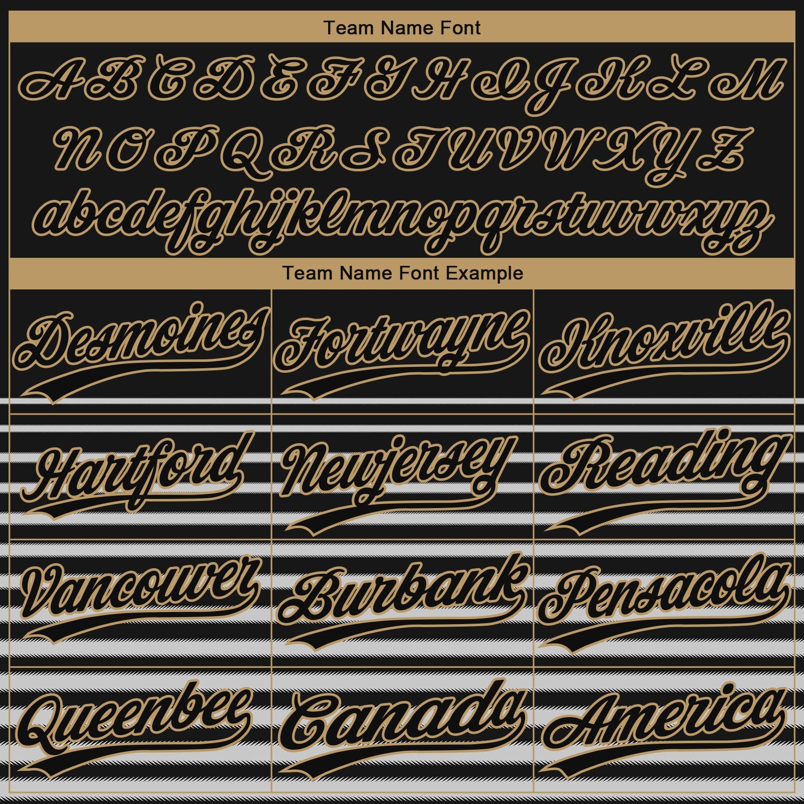 Custom Black Black Old Gold-Gray 3D Pattern Design Authentic Baseball Jersey