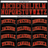 Custom Black Red-Old Gold Authentic Throwback Basketball Jersey