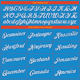 Custom Blue White-Navy Authentic Throwback Basketball Jersey