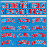 Custom Blue Red-White Authentic Throwback Basketball Jersey