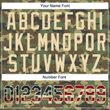 Custom Stitched Camo Vintage USA Flag-Cream Sports Pullover Sweatshirt Salute To Service Hoodie