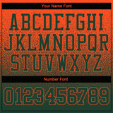 Custom Stitched Orange Green Fade Fashion Sports Pullover Sweatshirt Hoodie