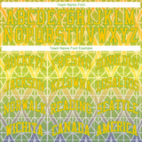 Custom Green Gold-Neon Green 3D Pattern Design Authentic Baseball Jersey