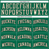 Custom Kelly Green Cream-Black Authentic Throwback Basketball Jersey