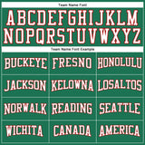 Custom Kelly Green White-Red Long Sleeve Performance Salute To Service T-Shirt