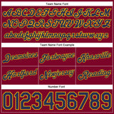 Custom Maroon White Pinstripe Navy-Gold Authentic Basketball Shorts