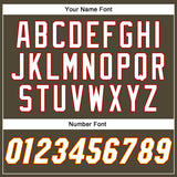 Custom Olive White-Gold Authentic Salute To Service Baseball Jersey