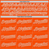 Custom Orange Orange-Gray Authentic Baseball Jersey