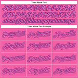 Custom Pink Pink-Purple Authentic Baseball Jersey
