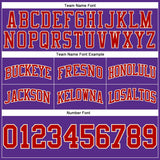 Custom Purple Red-Cream Authentic Throwback Basketball Shorts