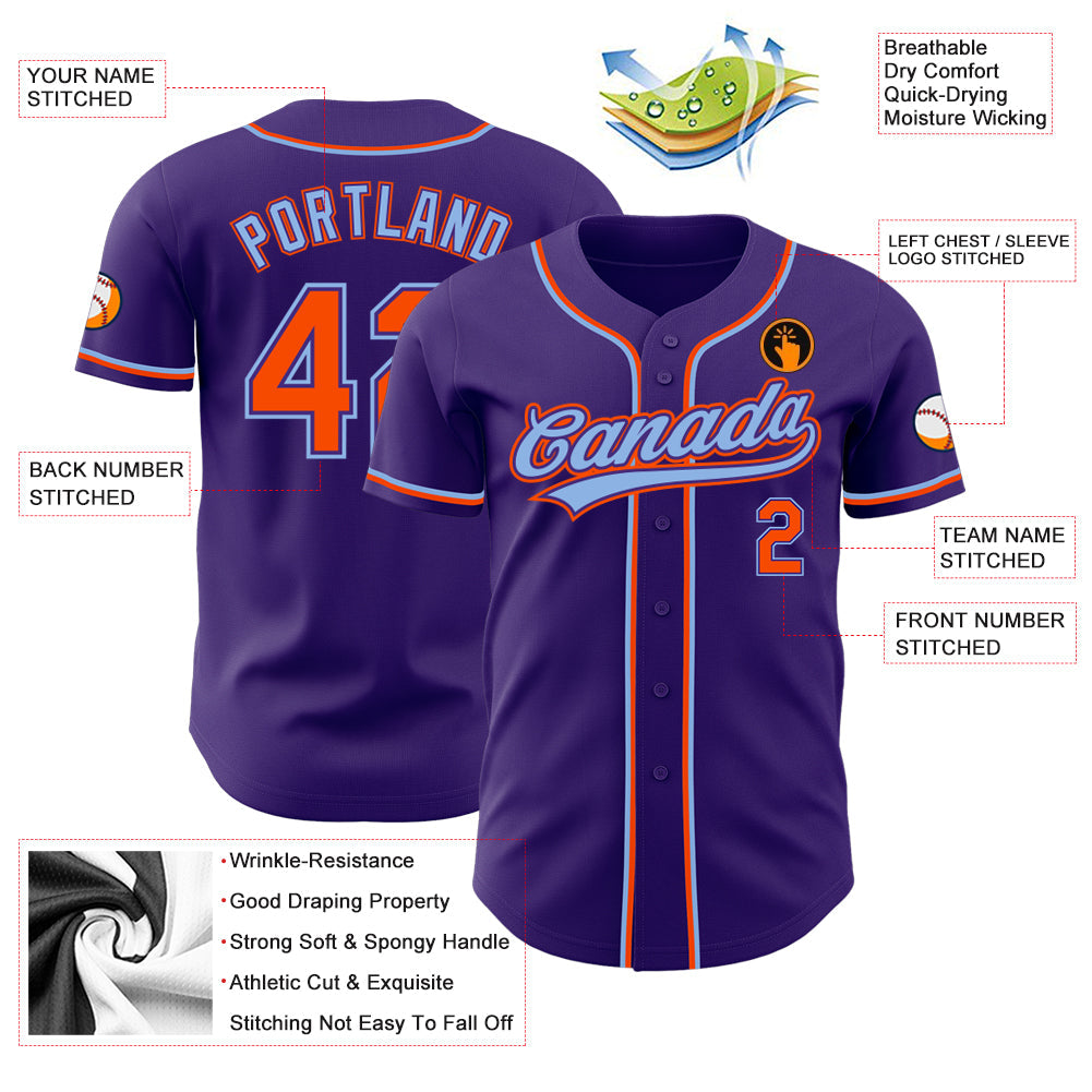 Purple and gold baseball jersey shop