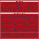 Custom Red Red-Navy Authentic Throwback Basketball Jersey
