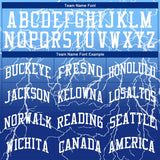 Custom Royal White-Light Blue Round Neck Sublimation Basketball Suit Jersey