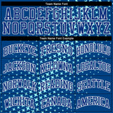 Custom Royal Royal-Teal Round Neck Sublimation Basketball Suit Jersey