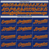 Custom Royal Crimson-Gold Authentic Baseball Jersey