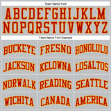 Custom Gray Red-Gold Authentic Throwback Basketball Jersey