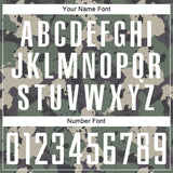 Custom Camo White-Black Sublimation Salute To Service Soccer Uniform Jersey