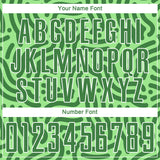 Custom Neon Green Kelly Green-White Sublimation Soccer Uniform Jersey
