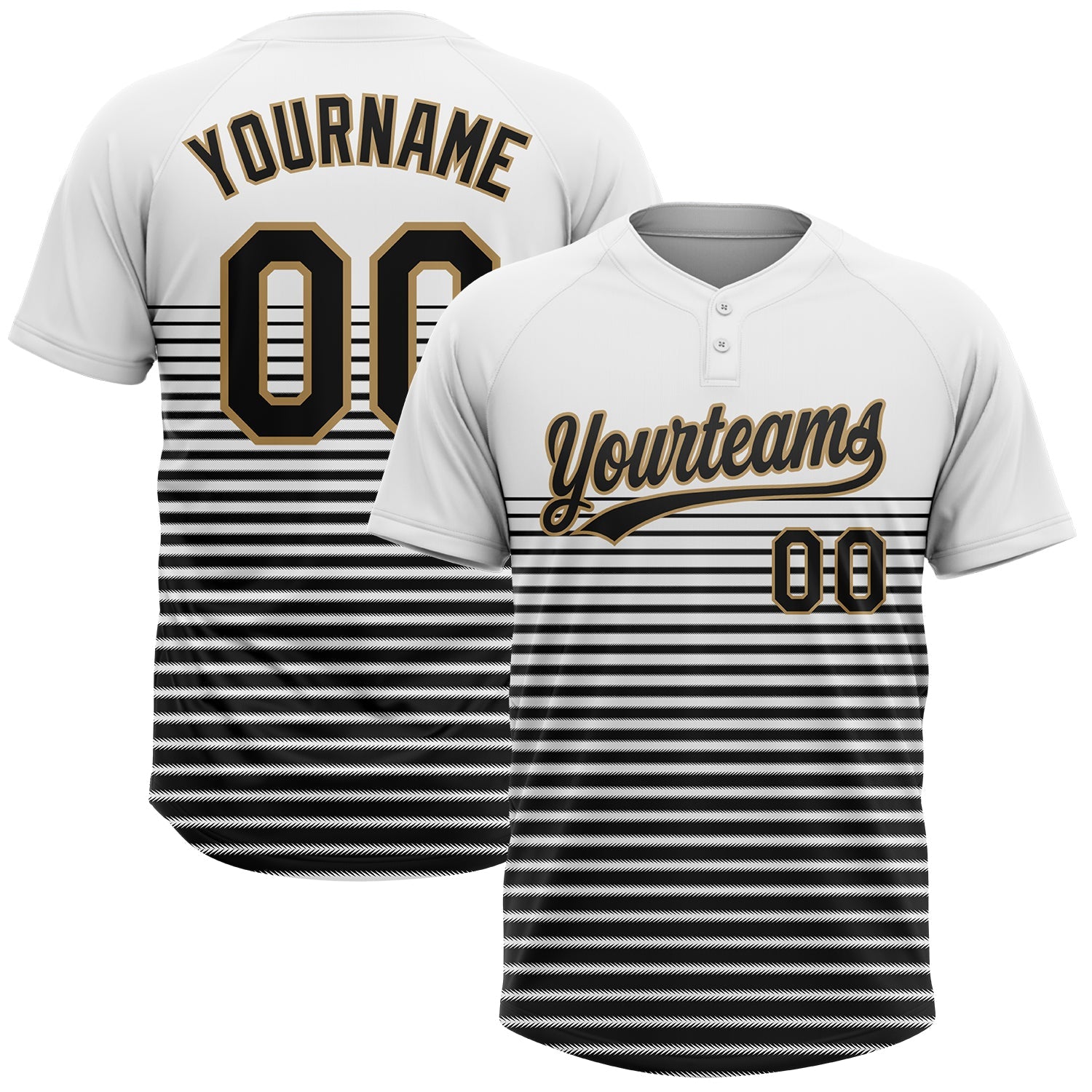 Custom Red White Pinstripe Black-Old Gold Authentic Basketball Jersey  Discount