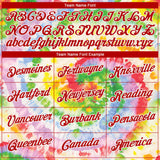 Custom Tie Dye Red-White 3D Performance T-Shirt
