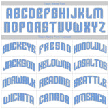 Custom White Gray-Light Blue Authentic Throwback Basketball Jersey