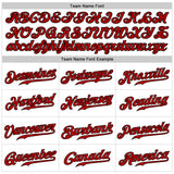 Custom White Red-Black Authentic Sleeveless Baseball Jersey