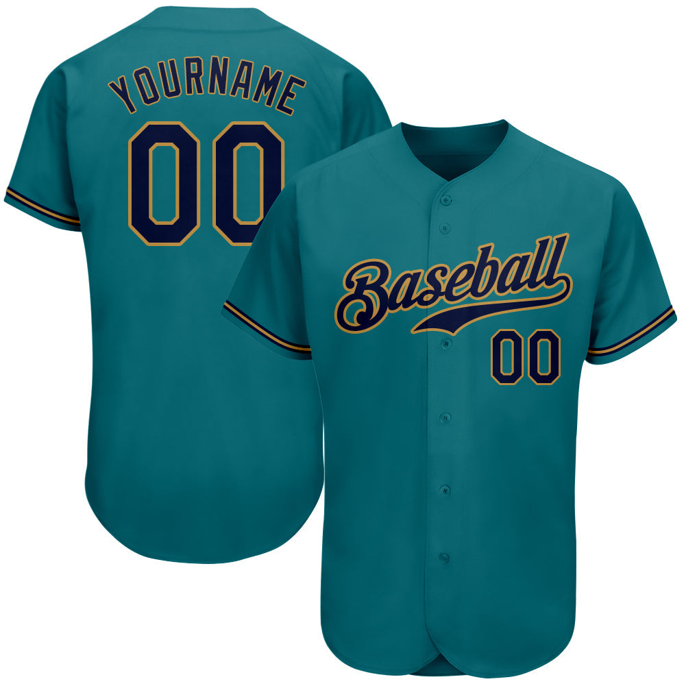 Custom Powder Blue Black-Orange Authentic Baseball Jersey Preschool Size:L