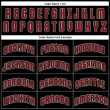 Custom Black Crimson-City Cream Performance T-Shirt