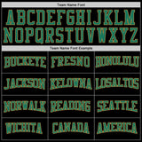 Custom Stitched Black Kelly Green-Old Gold Sports Pullover Sweatshirt Hoodie