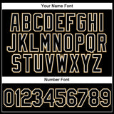 Custom Black Black-Old Gold Authentic Baseball Jersey