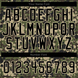 Custom Camo Black-Cream Authentic Salute To Service Baseball Jersey