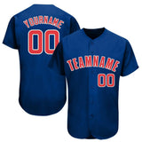 Custom Royal Red-White Baseball Jersey-Discount