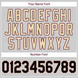 Custom Gray Black-City Cream Authentic Baseball Jersey