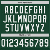 Custom Green White-Gold Authentic Baseball Jersey
