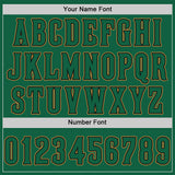 Custom Kelly Green Kelly Green-Old Gold Authentic Baseball Jersey