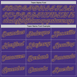 Custom Stitched Purple Purple-Old Gold Sports Pullover Sweatshirt Hoodie