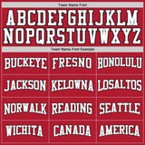 Custom Stitched Red White-Gray Sports Pullover Sweatshirt Hoodie