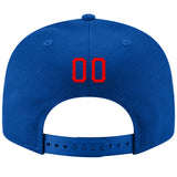 Custom Royal Red-White Stitched Adjustable Snapback Hat-Discount