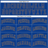Custom Royal Royal-Old Gold Authentic Baseball Jersey