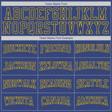 Custom Stitched Royal Royal-Gold Sports Pullover Sweatshirt Hoodie